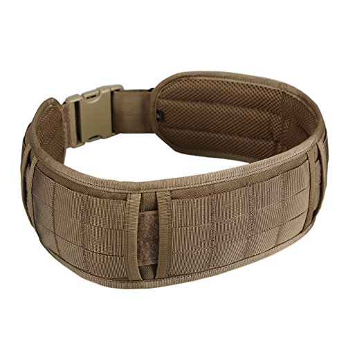 OneTigris Cinturón Molle Táctica Acolchada con Cintura de Protección Nylon 1000D para Combate, Uso al Aire Libre, para Airsoft y Paintball