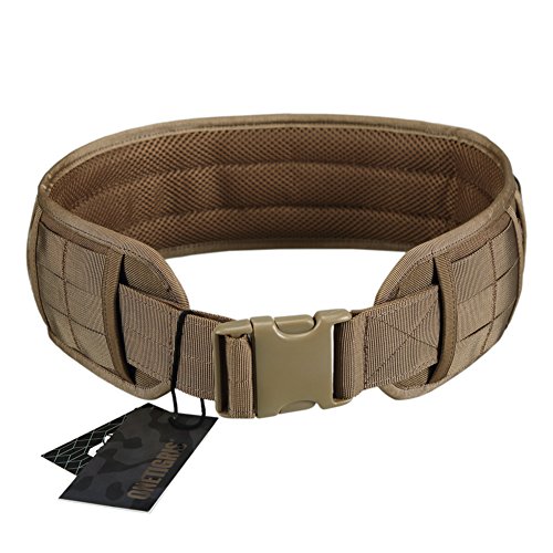 OneTigris Cinturón Molle Táctica Acolchada con Cintura de Protección Nylon 1000D para Combate, Uso al Aire Libre, para Airsoft y Paintball