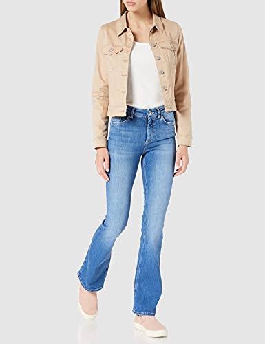Only ONLBLUSH Life Mid Flared BB REA1319 Noos Jeans, Medio De Mezclilla Azul, L para Mujer
