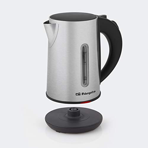 Orbegozo KT 6022 - Hervidor de agua eléctrico, 0.8 litros de capacidad, acero inoxidable, desconexión automática, rápida ebullición