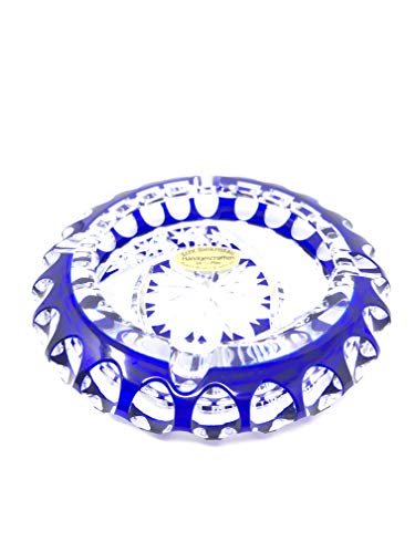 Orion Light Style - Cenicero (cristal, 4,5 x 16 cm), color azul