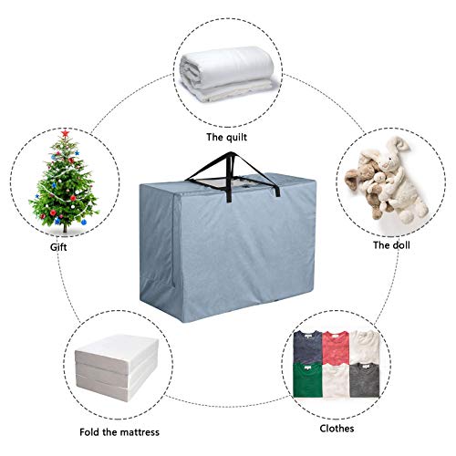 Orqihod Bolsa de almacenamiento de colchón plegable impermeable con ventana de visión, bolsa de transporte Gery (se adapta a colchones de hasta 10 cm de grosor, tamaño gemelo)