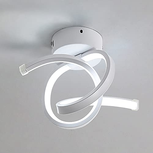 Osairous Lamparas de Techo, Plafon LED Techo 18W 2080lm, Lampara Techo de Acrílico para Dormitorio, Sala de Estar, Corredor, Luz blanca 6500K