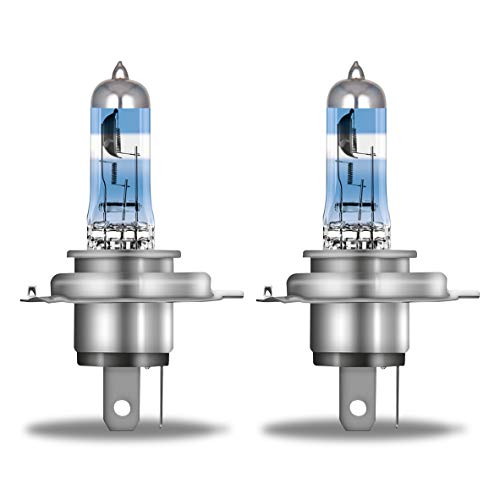 OSRAM NIGHT BREAKER 200, H4, + 200% más luz, lámpara de faro halógena, 64193NB200-HCB, 12V, Duo box (2 lámparas)