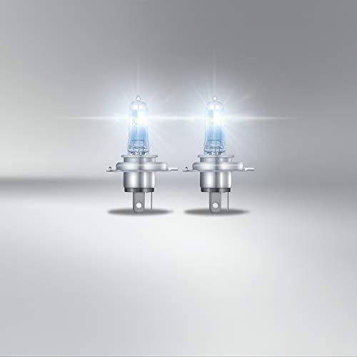 OSRAM NIGHT BREAKER 200, H4, + 200% más luz, lámpara de faro halógena, 64193NB200-HCB, 12V, Duo box (2 lámparas)