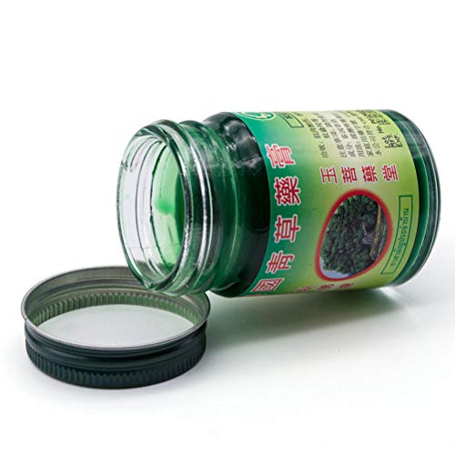 Ouskau 50 g de bálsamo tailandés verde de hierbas para gas abdominal, dolor de cabeza, mareos, todos los castigos, calambres en manos y pies, picaduras de insectos tóxicas