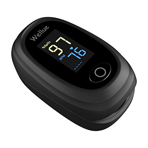 Oxímetro de pulso medidor de saturación de oxígeno de los dedos oxímetro de dedo para la punta de los dedos, monitor de salud, nivel de oxígeno portátil SP O2 y monitor de frecuencia cardíaca