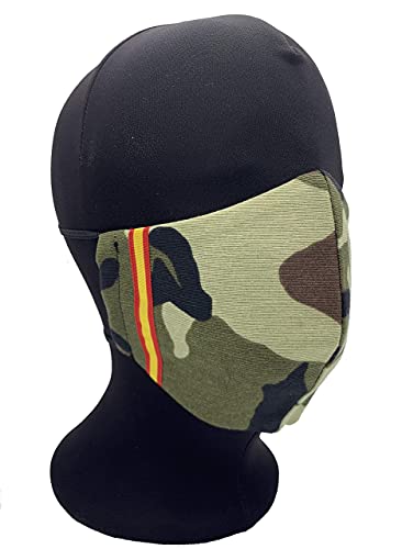 Pack 2 unidades Verde Negra Azul Roja Camuflaje Rosa Blanca con bandera de España