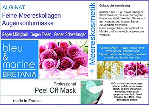 Pack 20 Trat. Mascarillas Contorno de Ojos Anti Patas de Gallo - peel off 200 g en polvo