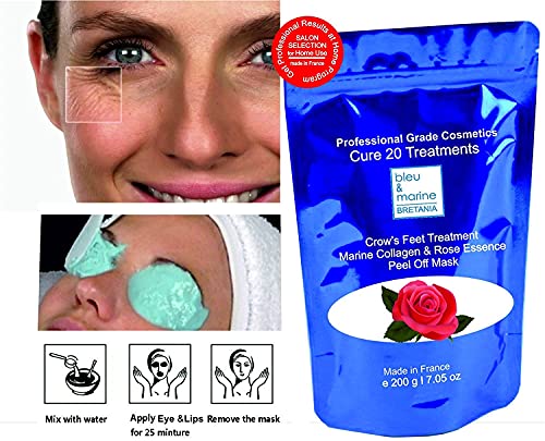 Pack 20 Trat. Mascarillas Contorno de Ojos Anti Patas de Gallo - peel off 200 g en polvo