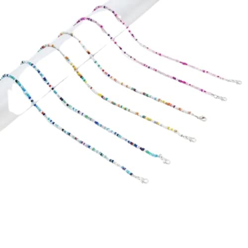 Pack 3 Colgantes Para Mascarillas - Cadenas y Cordones de Gafas Para Mujer - Colgante Para Mascarilla - Cadena de Gafas Mujer - Soportes Para Gafas - Cordones para el Cuello Para Gafas