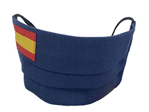 Pack de cuatro unidades dos azules y dos verdes con bandera de España tratados con ozono