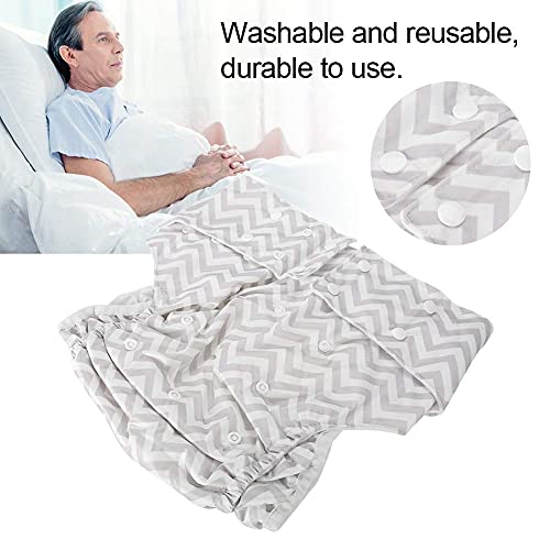 Pañales de Tela para Adultos, 6 Tipos de Pañales Ultra Absorbentes Reutilizables Ajustables(Z13)