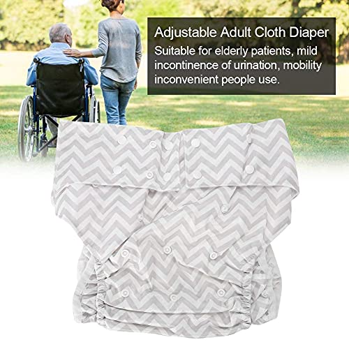 Pañales de Tela para Adultos, 6 Tipos de Pañales Ultra Absorbentes Reutilizables Ajustables(Z13)