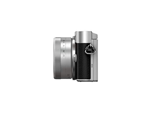 Panasonic Lumix G DC-GX880KECS - Cámara EVIL de 16 MP (M4/3, pantalla táctil abatible, Tecnología DFD, WiFi, 4K, tamaño bolsillo) - kit con objetivo Lumix Vario 12-32mm / F3.5-5.6, color negro y plata