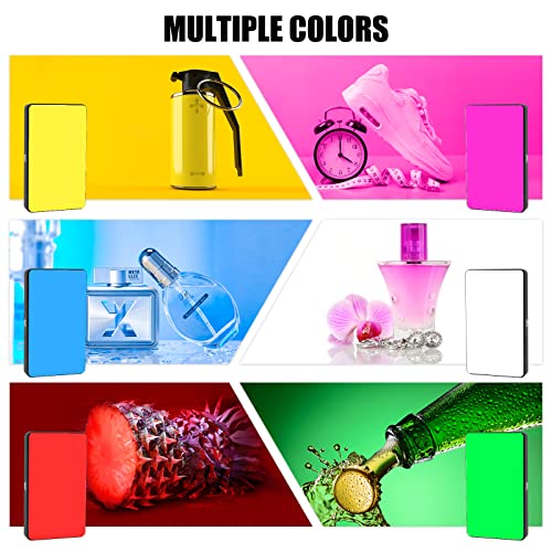 Panel LED RGB,140 LED Luz Cámara,Mini Luz Fotografía Portátil para Vlog,Transmisión en Vivo,Entrevista (3100 mAh, CRI 95+, 2500-9000 K)