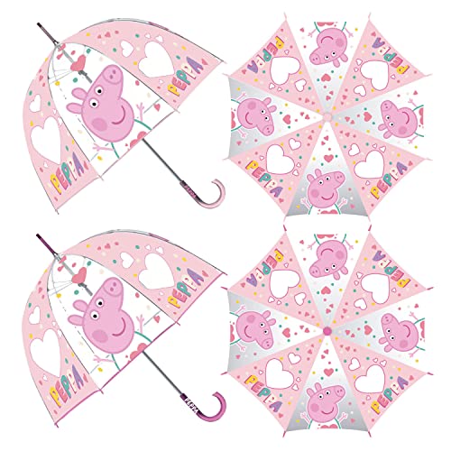 Paraguas Burbuja Transparente 46cm de Peppa Pig
