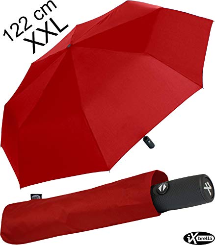 Paraguas de bolsillo XXL con cierre automático – Full Class – Gran techo de 122 cm.