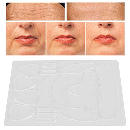 Parches Antiarrugas 16 Piezas de Estiramiento Facial Eliminación de Arrugas Adhesivo Reafirmante Ojos Boca Frente Frente Arrugas Tratamiento Suavizante Parches Oia Parches para el Cuidado