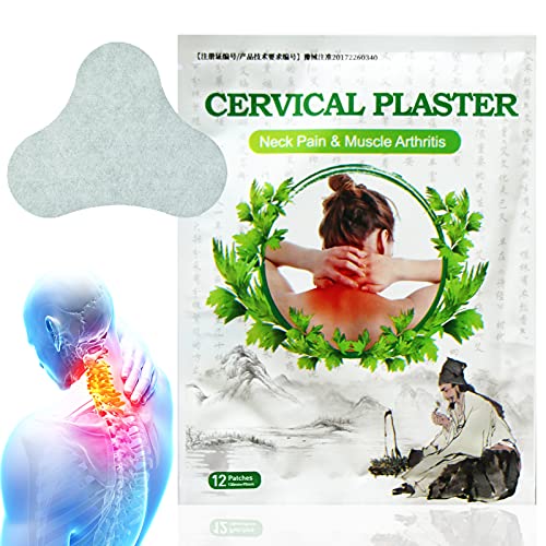 Parches de Calor, Parches de Alivio del Dolor, Cuello para Aliviar el Dolor Parches, Parche Autocalentador, Parche de Moxibustión Para Aliviar el Dolor de Cuello y Hombros 24 Piezas