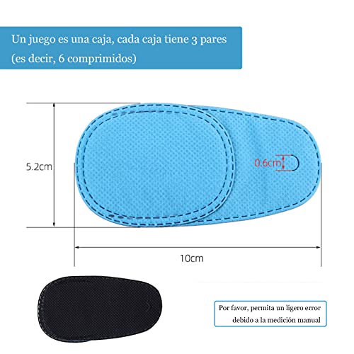 Parches Para Gafas Niños, IFUDE 3 Piezas Parches Ojos Niños, Gafas Niños Parches Parche Ojo Adulto Mejorar la Ambliopía, el Ojo Vago o el Estrabismo