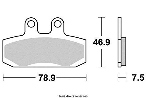 Pastilla de freno Tecnium Scooter Derbi 125 Boulevard S 2008-2012 AV Nuevo