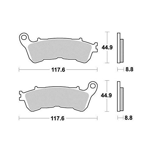 Pastillas de freno AP Racing Scooter Honda 125 Fes S-Wing 2007-2014 AV Nuevo
