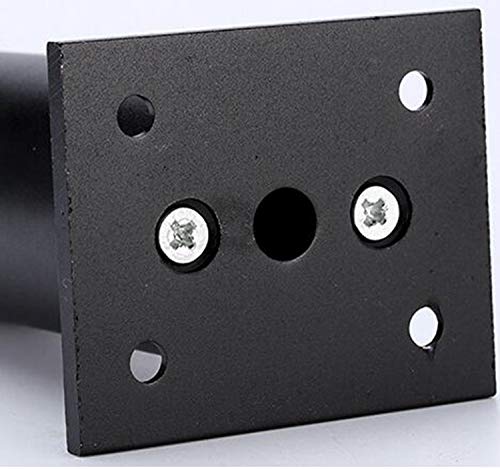 Patas para muebles Liuer 6PCS Pies de Gabinete Altura Regulable Pies con Tornillos Patas de Mesa Cocina Patas para Muebles Armario de Cocina Pies Redondo(Negro,60MM)