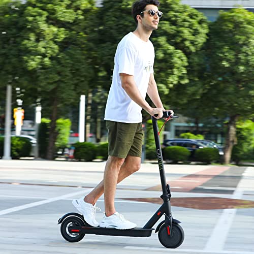 Patinete Electrico para Adulto,Conduce hasta 25km,hasta 25km/h,36V 7.5Ah Batería Electric Scooter,Plegable Aleación de Aluminio Scooters Eléctrico con Faro,Luces Traseras,Campanas y Freno de Disco