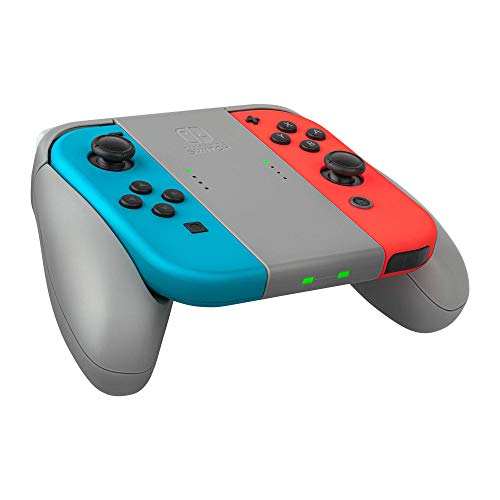 PDP Agarre de carga plus para 2 Joy, Color gris (Nintendo Switch)