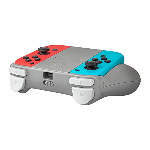 PDP Agarre de carga plus para 2 Joy, Color gris (Nintendo Switch)