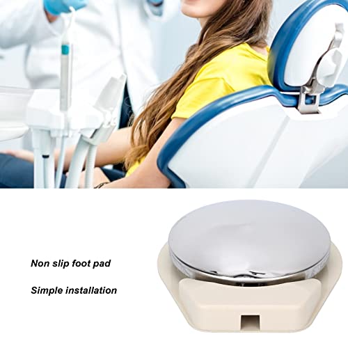 Pedal de control de pie, válvula de fooe de acero inoxidable, accesorios dentales para sillón dental (2 agujeros)