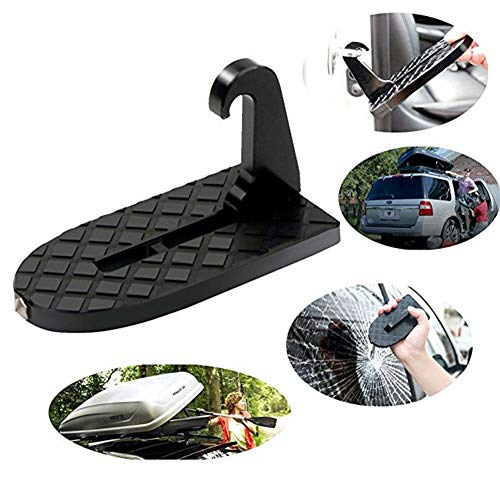 Pedal Plegable para Puerta de Coche Negro