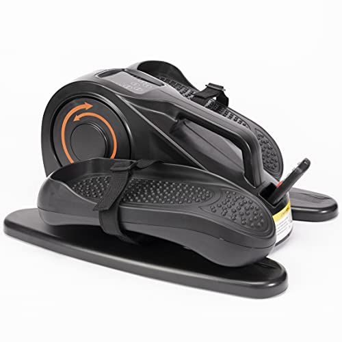 Pedalier eléctrico, Mini Elíptica, pedaleador elíptico portátil, Pantalla Led, Mando a Distancia para Realizar Gimnasia pasiva o Activa