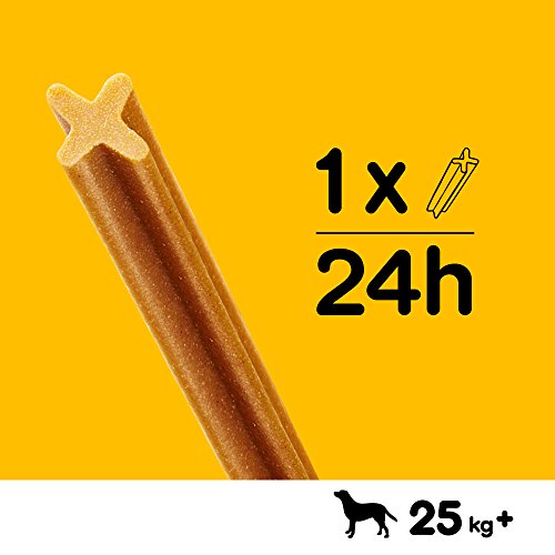 Pedigree - Barritas Dentastix para perros, 4x4x(7pc/270gr)= 4,32 kg .112 ud diaria para higiene oral