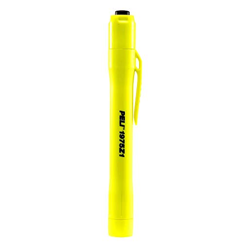 Peli Light 1975 Z1 ATEX Zone 1 - Linterna LED (94 lúmenes, protección contra bomberos, uso industrial, luz de lápiz), color amarillo