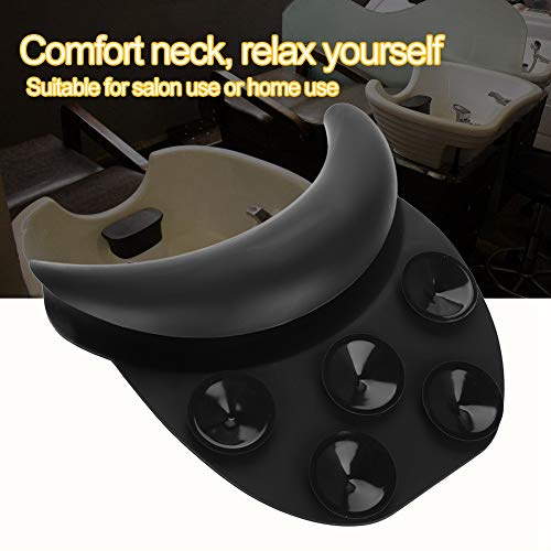Pelo Salón Cuello Almohada de Silicona, Lavacabezas Portatil, Lavacabezas Peluqueria Lavacabezas Portatil Salón Spa Silicona Champú Tazón Pinza Lavado de Cabello Fregadero Cojín del Resto del Cuello