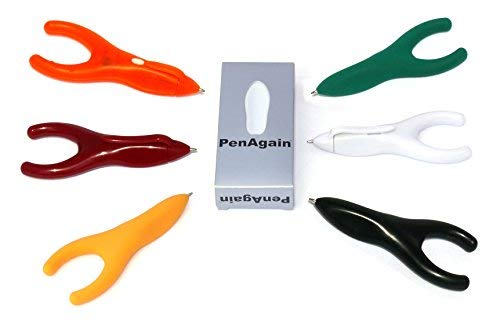 PenAgain ErgoSof Bolígrafo ergonómico en una bonita caja, blanco, amarillo, verde, rojo, negro, (personalizable), color amarillo