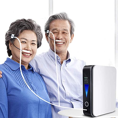 Pequeña máquina de oxígeno para el hogar, mini concentrador de oxígeno portátil / máquina de oxígeno recargable Máquina de purificación de aire de alta pureza al 93%: hogar, viajes, automóvil.