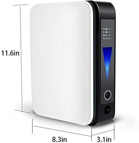 Pequeña máquina de oxígeno para el hogar, mini concentrador de oxígeno portátil / máquina de oxígeno recargable Máquina de purificación de aire de alta pureza al 93%: hogar, viajes, automóvil.