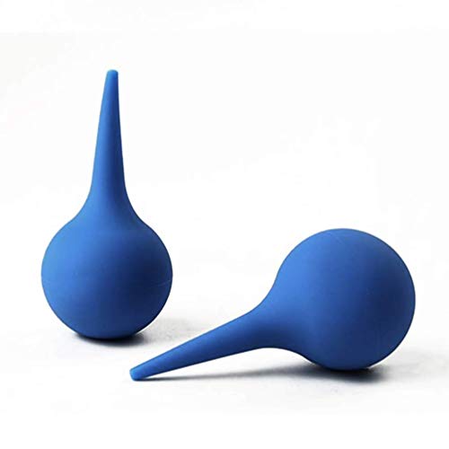 Pera de goma, Limpiador de Oídos, Removedor de Cera de Oído, bola de limpieza de goma, Ear Wax Removal Tool, Para bebés, jóvenes y adolescentes adultos (azul, 90ml)