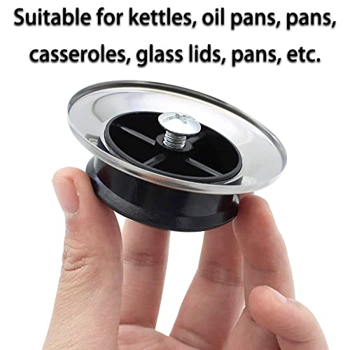 Perillas de Tapa, 8Pcs Perilla de la Tapa Perilla, Perillas Repuesto, Tapa Olla botón, Tapa de Cocina Universal Manija, Pomo para ollas, para Tapa de Olla Utensilios de Cocina Reemplazar