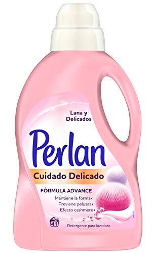 Perlan Cuidado 3D Detergente para Lana y Ropa Delicada, 41 Lavados, 1.25L