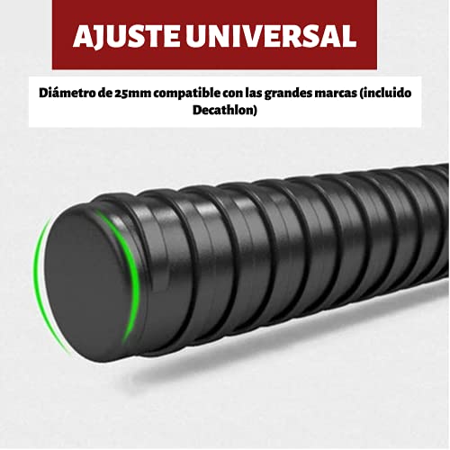 PERPETUAL 2 Barras de Pesas Tornillos Tuercas Barra Larga Conectora Mancuernas Ajustable Musculación Casa Barra Corta Agarre Conexión Adicional Levantamiento Peso