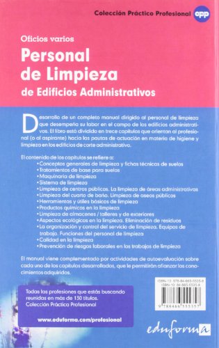 Personal De Limpieza De Edificios Publicos Administrativos. Manual Basico