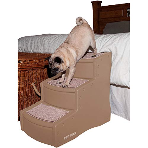 Pet Gear - Escalera para Mascotas Easy Step III, Tres escalones para Gatos y Perros.