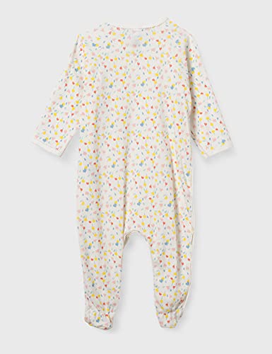 Petit Bateau A00aa01 Camisón, Blanco, 3 Mes para Bebés