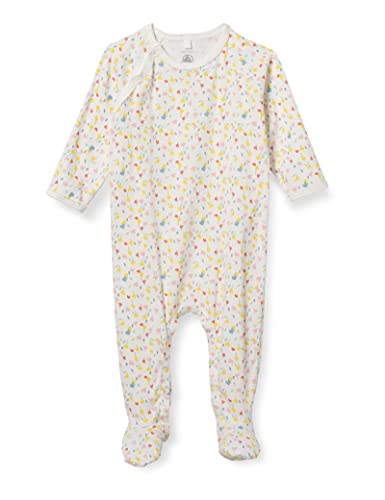 Petit Bateau A00aa01 Camisón, Blanco, 3 Mes para Bebés