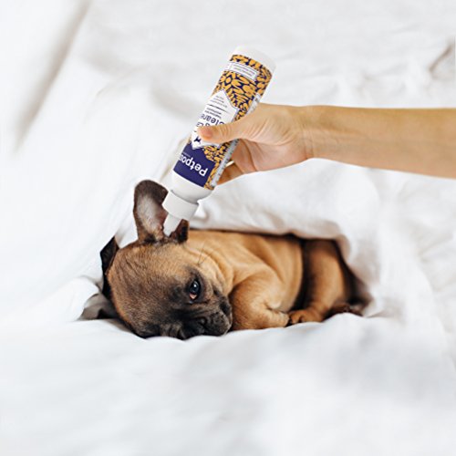 Petpost | Limpiador de Oídos de Perros – Solución de Aceite de Coco Natural – El Mejor Tratamiento para Garrapatas de Oído de Perro e Infecciones – Libre de Alcohol e Irritantes – 8 Oz.