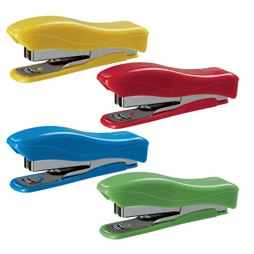 PETRUS 44767 - Grapadora modelo Liliput 200 + 1 Caja grapas 23/6-200 colores surtidos (en blister)